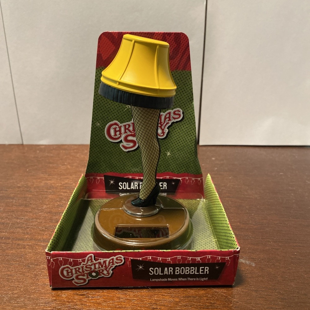 Solar Powered Bobble A Christmas Story‎ Fragile Leg Lamp Light  Dancer 5"